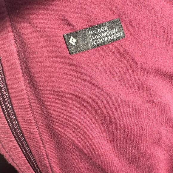 NWOT - Black Diamond - Basis Full Zip Hoody - Women's XL - Burgundy - Picture 4 of 9
